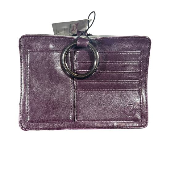 Pouchee Women's Leather Purse Organizer Wallet Compact RFID Blocking Card Holder - Picture 12 of 13